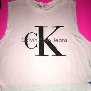 Calvin Klein shirt with no sleeves! Brand New!